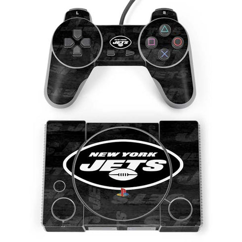 NFL New York Jets Black & White PlayStation Classic Bundle Skin
